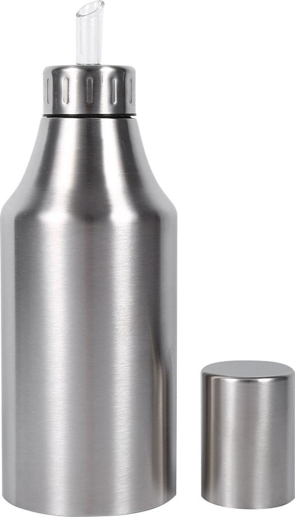 Öltopf, Ölflasche, Ölkanne, Ölspender, Ölkannenspender, Ölflasche aus Edelstahl, Ölkanne aus Edelstahl