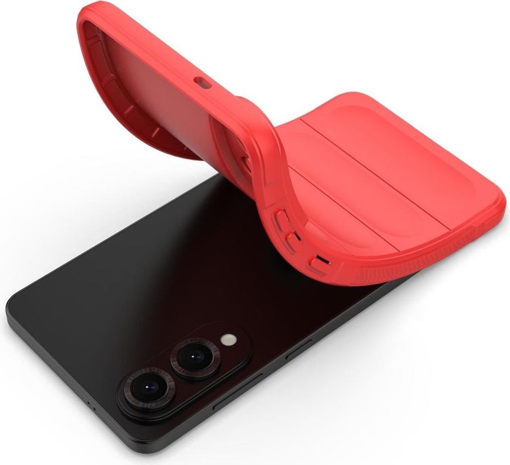 Samsung Galaxy S25 Edge Hülle - Coverup Hands-On Rugged Back Cover - Rot