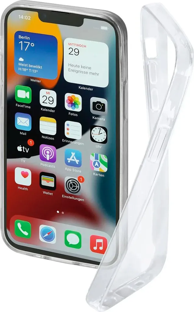 Cover Trasparente iPhone 13 Pro Hama | Antiscivolo e Protettiva - 2