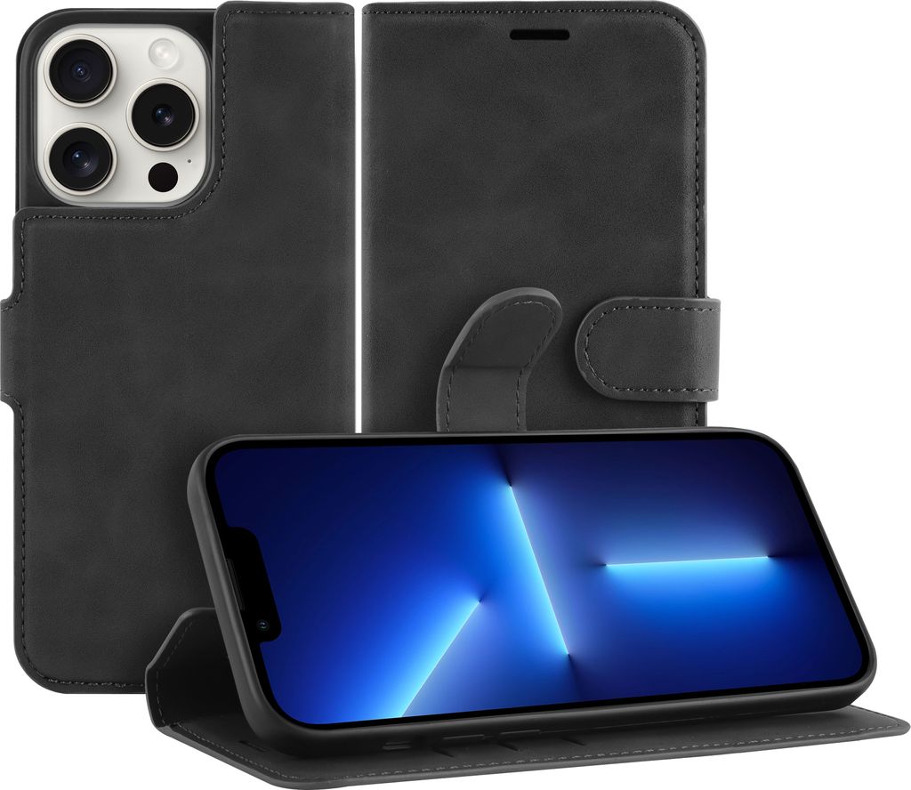 Just in Case 8335579, Geldbörsenhülle, Apple, iPhone 13 Pro, 15,5 cm (6.1"), Schwarz