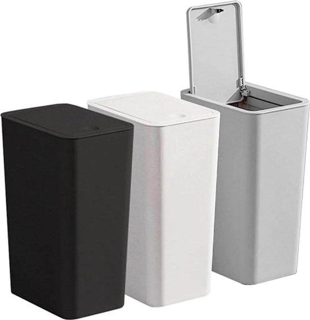 Petite poubelle anti-odeur 10L - Solution discrète pour salon et bureau