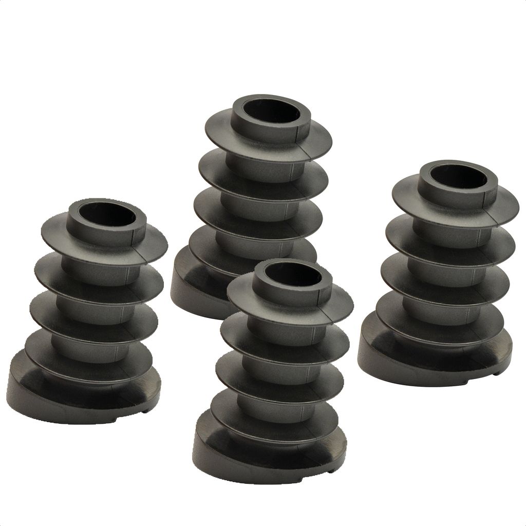 WAGNER QuickClick Kunststoffgleiter SMART - 4er-Set Basis zum Einstecken Ø 18 / 22 x 32 mm, Neigung 12°, DE Ware - 15787200