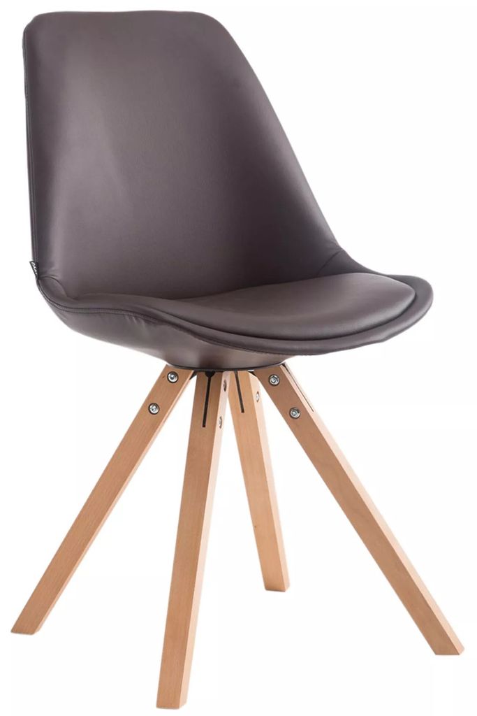 In And OutdoorMatch Design Esszimmerstuhl Nikolas - Schwarz - Ohne Armlehne - Mit Rückenlehne - 1er-Set - Wohnzimmerstühle - Küchenstühle - Kun...