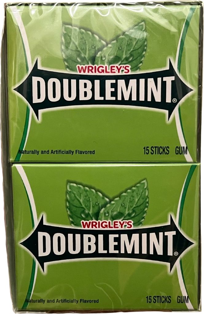 Žvýkačky Wrigley's Doublemint 150 kusů (10x15 proužků) Obrázek produktu 2