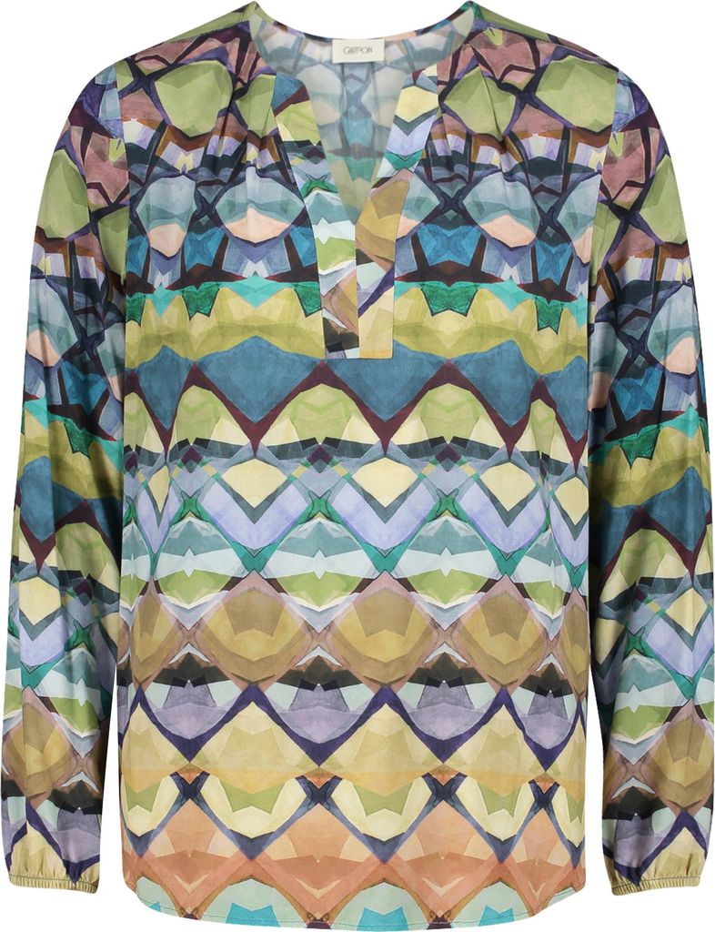Cartoon Bluse Kurz 1/1 Arm 5880 Green/Blue 42 Produktbild 