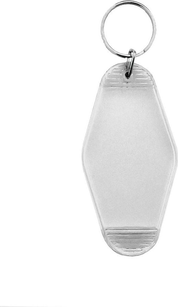 CombiCraft Hunter Hotel Schlüsselanhänger Transparent, 45x88mm - 5 Stück