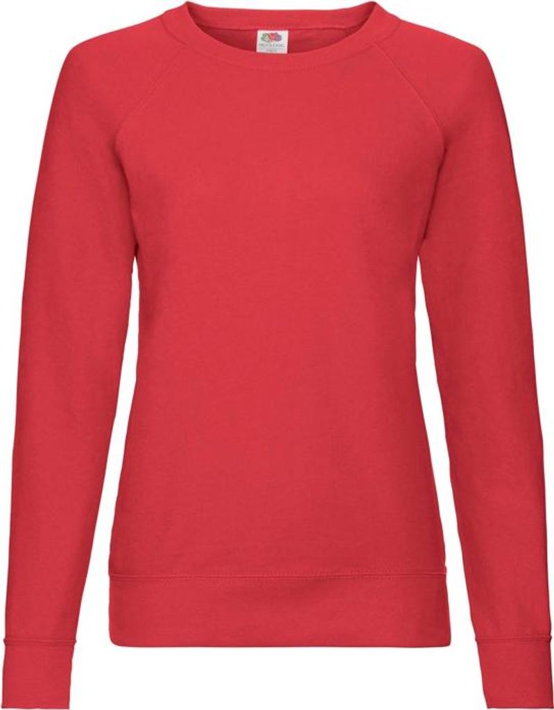 Damen-Sweatshirt - FOL RAGLAN SWEAT/W - red - Größe XS