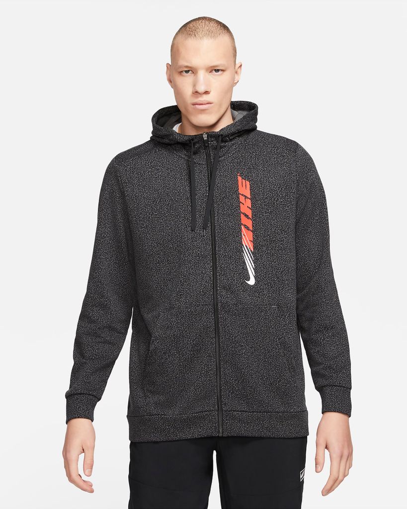 Nike M Nk Dry Fz Flc Sc Energy Black/Bright Crimson Xxl