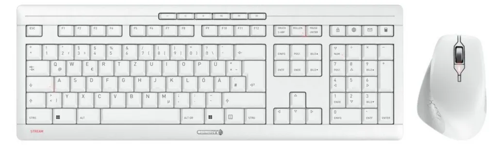 Dites adieu au bruit du clavier avec le CHERRY Stream Desktop Blanc Silencieux