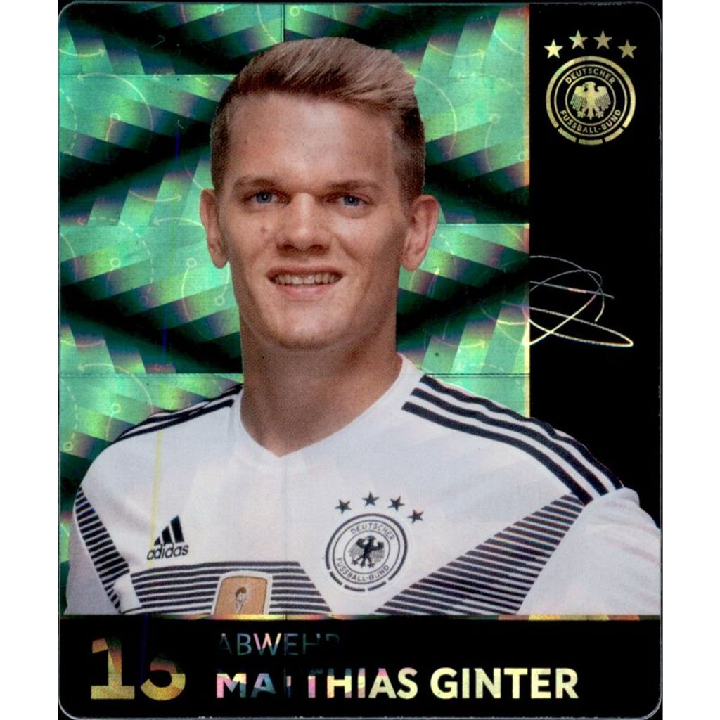 13 - Matthias Ginter GLITZER - REWE WM18 Sammelkarte