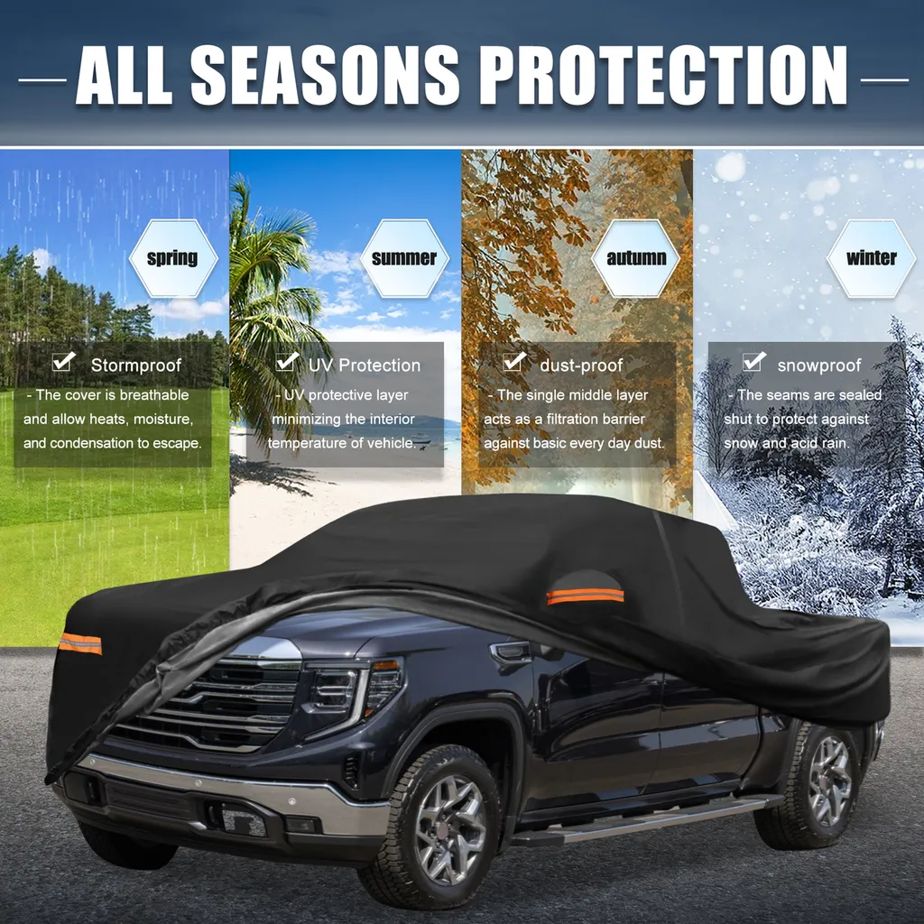 Housse de protection extérieure pour GMC Sierra 2014-2023 contre les UV