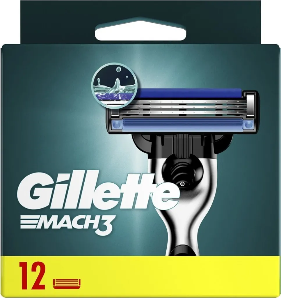 Pack Lame Mach3 Gillette pour rasage de près quotidien sans irritation - 3