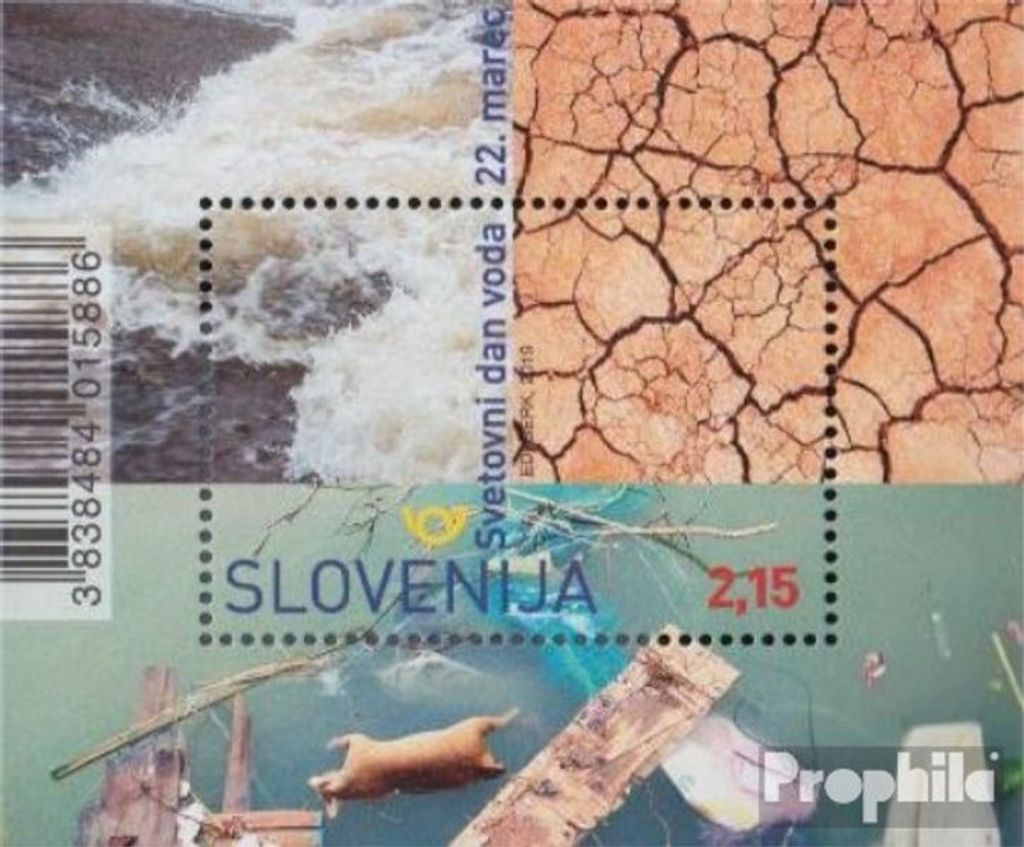 Briefmarken Slowenien 2019 Mi Block116 (kompl.Ausg.) postfrisch Weltwassertag