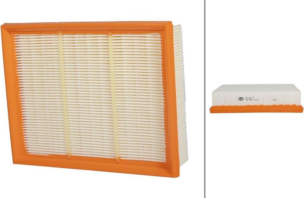 Luftfilter-Einsatz 217 x 172 mm HELLA für u.a. MERCEDES-BENZ B-KLASSE