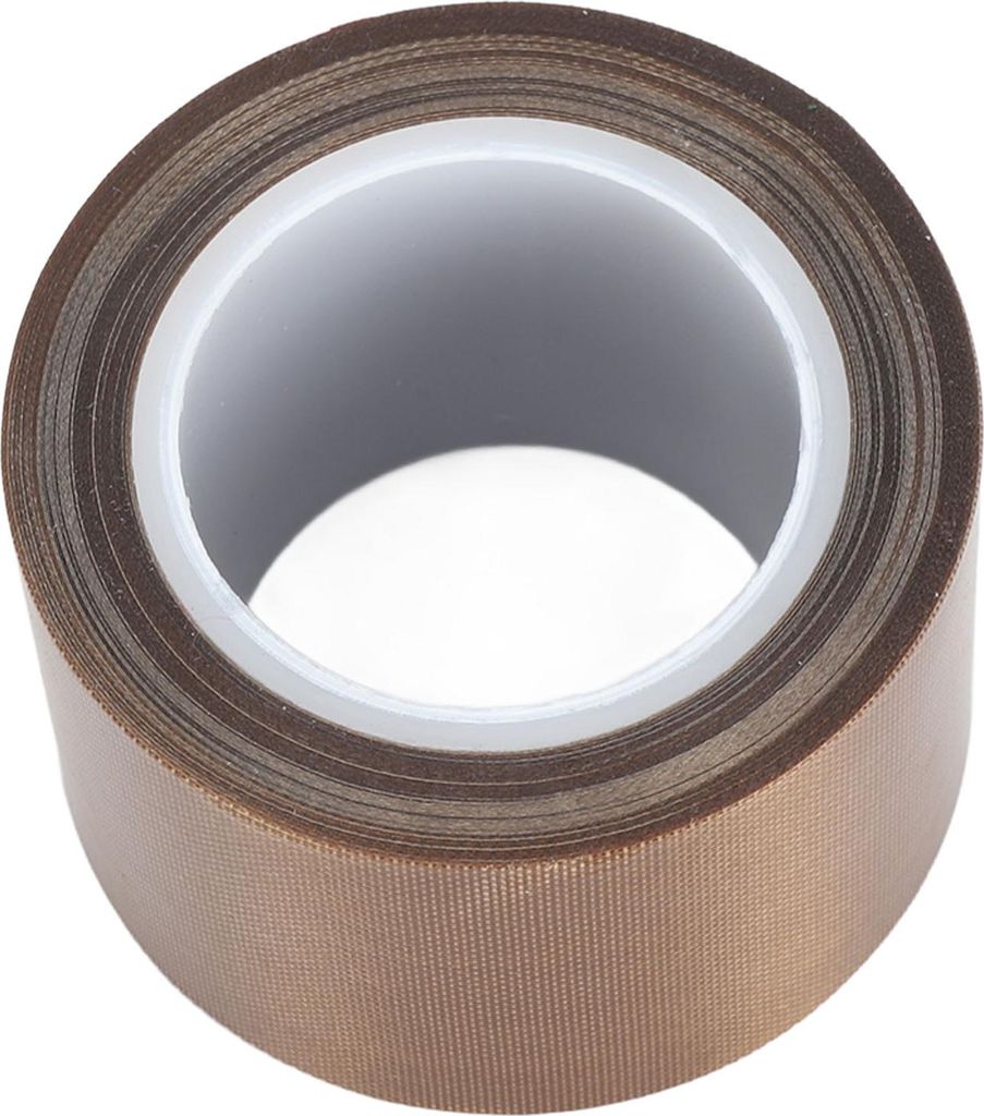 PTFE-Glasgewebeband, 32,8 Fuß, hohe Temperaturbeständigkeit, Isolierung für Vakuumierer, Lebensmittelverpackungen, 0,13 x 38 mm/0,01 x 1,5 Zoll
