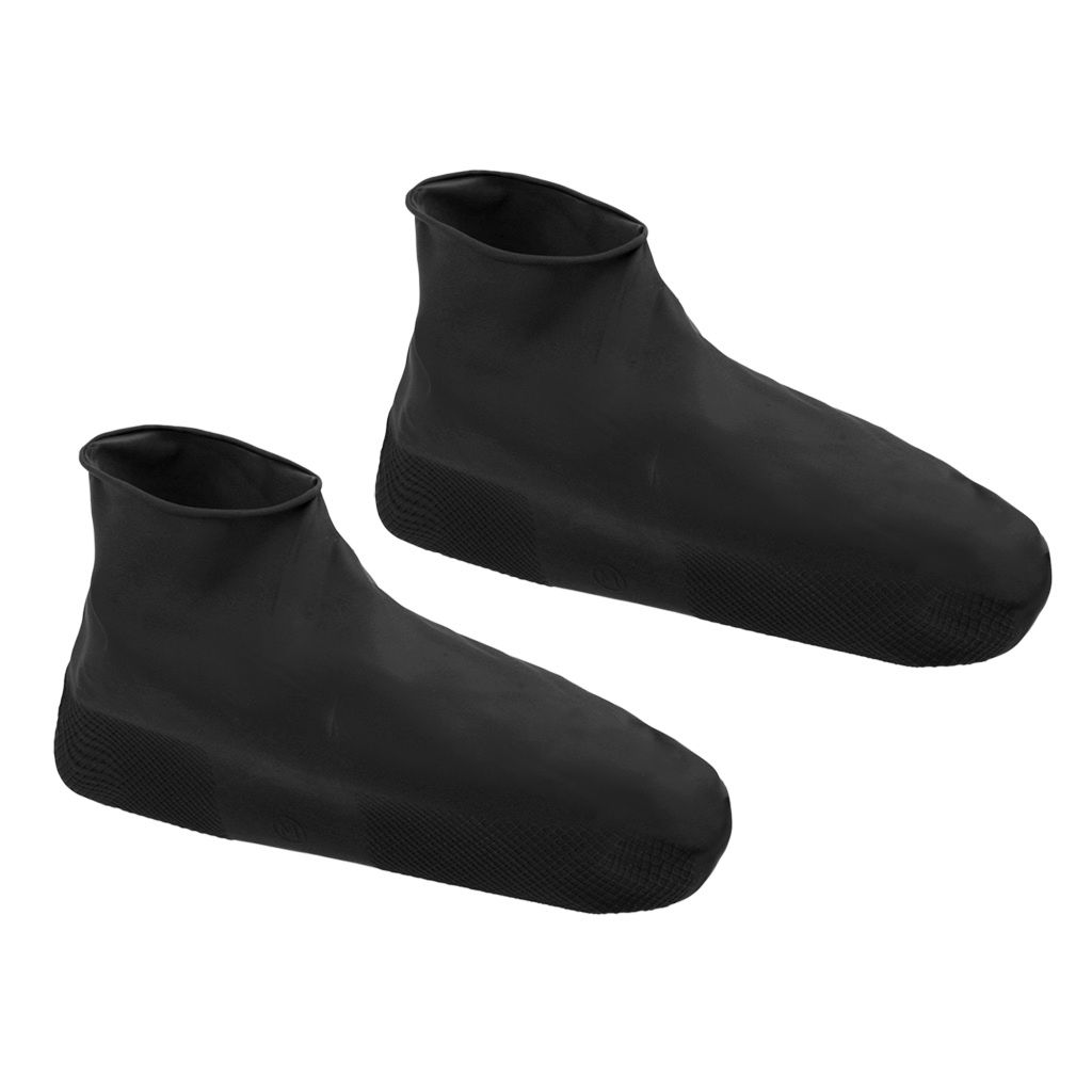 Regenüberschuhe Schuhüberzieher überziehschuhe Regenschuhe Schwarz/Weiß 