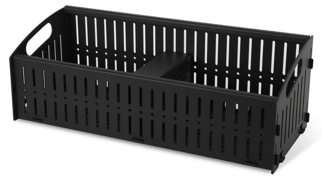 Peviasot Pelletkorb 48 x 20 x 17 cm : 2 compartiments de Image du produit 