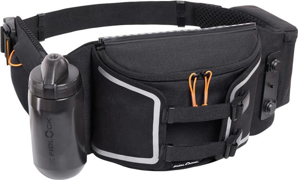 Fidlock Hip Belt Double vyölaukku ja Twist Bottle 450 -juomapullo