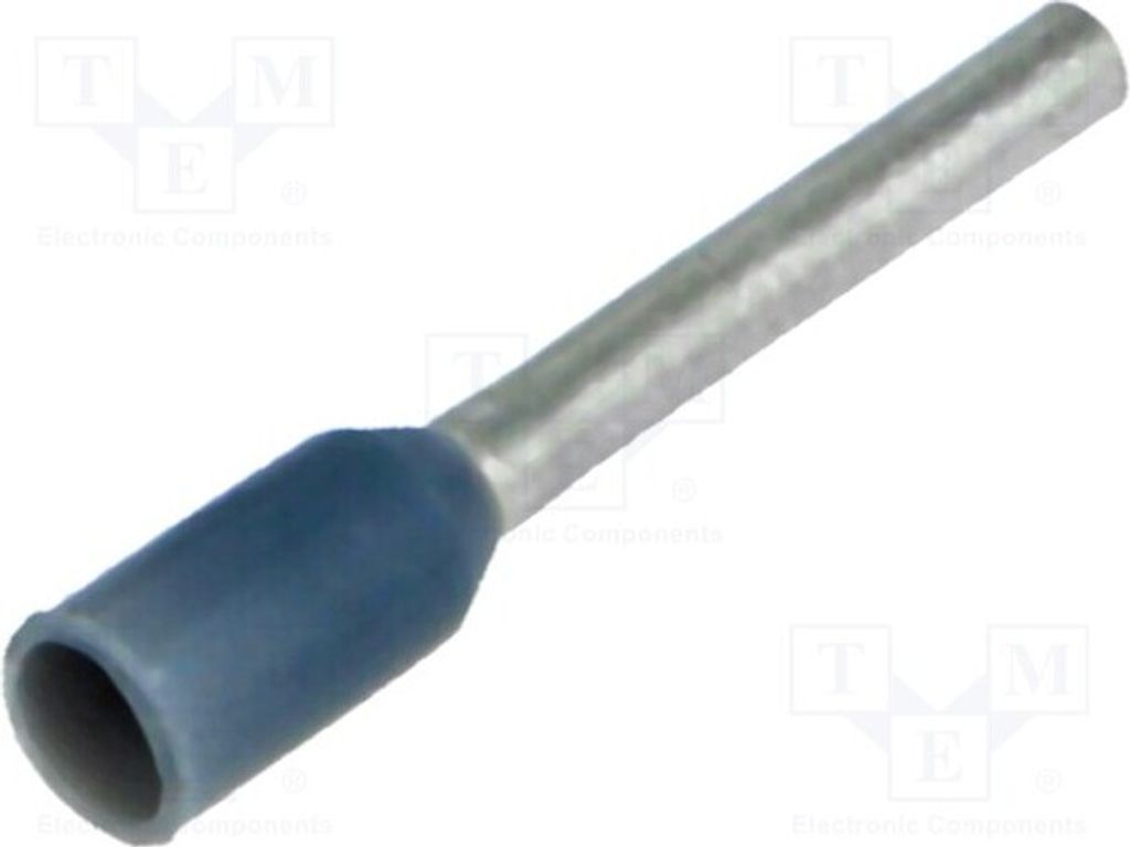 50x Kabelschuh: Hülse Isolation: Kupfer isoliert 8mm BM 005001 Bootlace ferrule b
