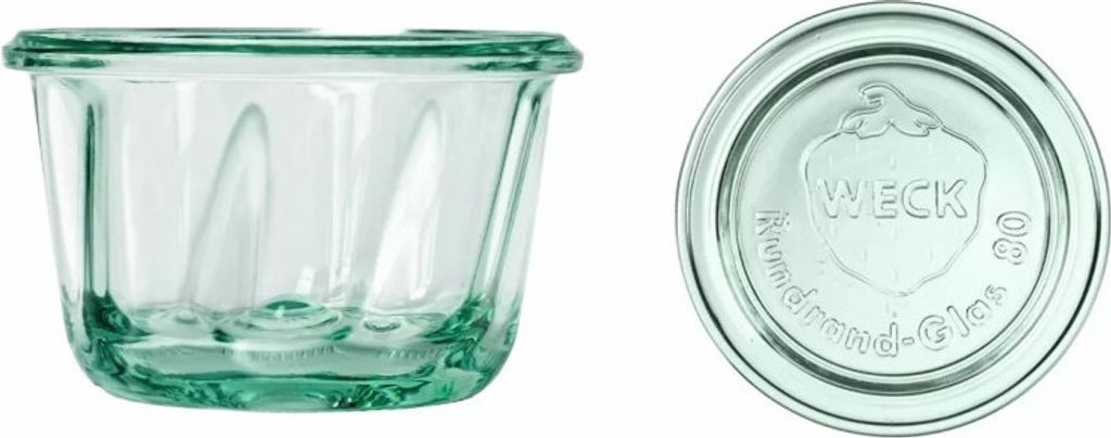 WECK BÄCKEREI mit Glasdeckel 165 ml (12 Stück)
