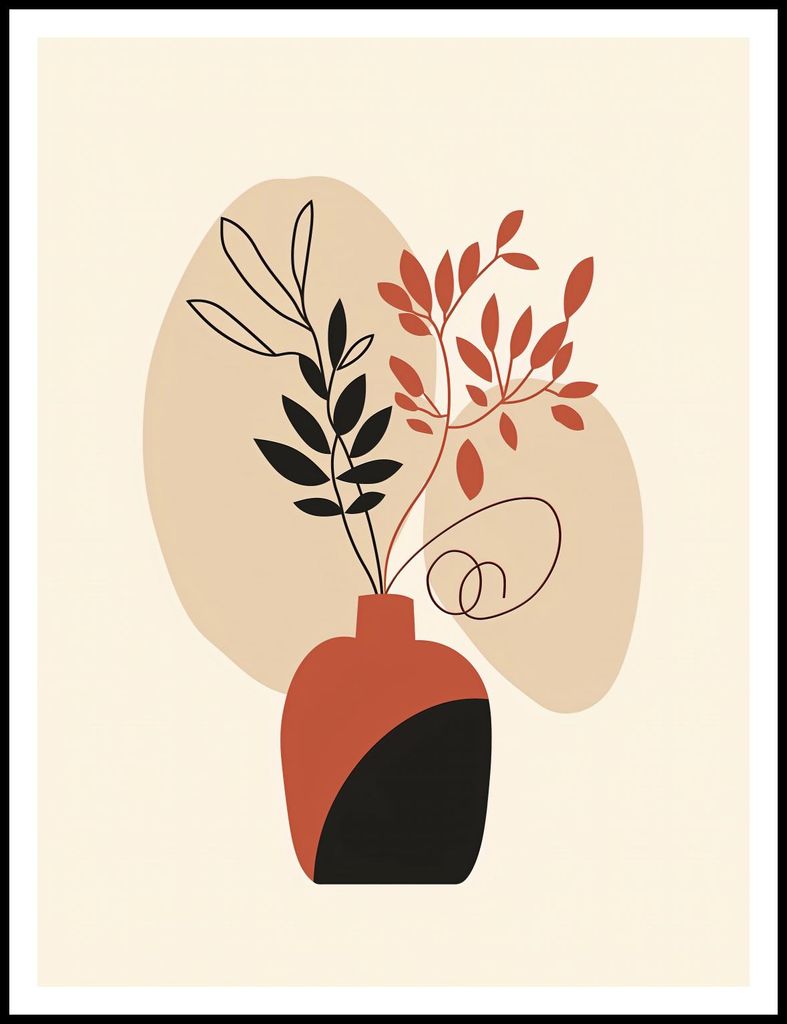 Plakat 75x100cm Wärme des heimischen Charmes