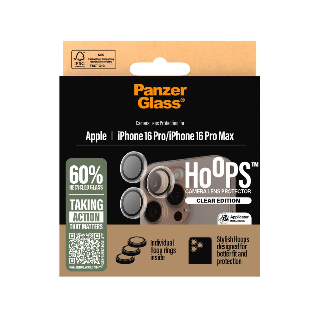 PanzerGlass Hoops transparentní ochrana fotoaparátu iPhone Obrázek produktu 4