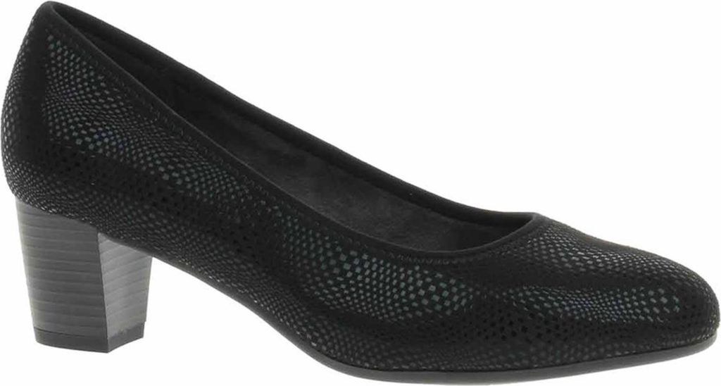 Damen Pumps Jana 8-22476-42 schwarz Struktur 39