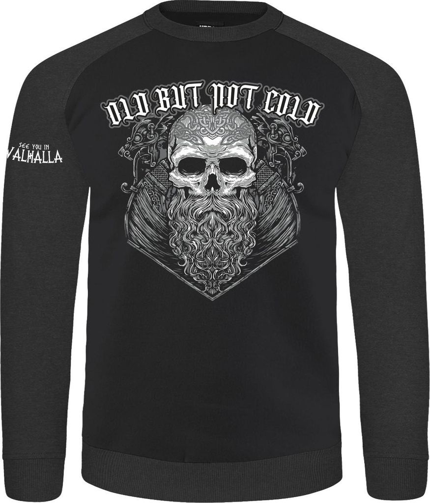 Herren Sweatshirt Vikings Old but not Cold