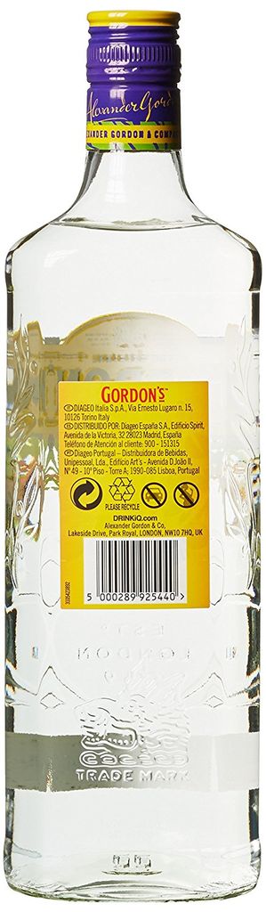 Gordon's London Dry Gin | 37,5 % vol | 0,7 l