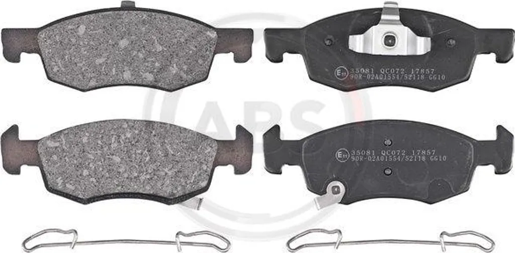 Stop aux bruits de freinage ! Garnitures A.B.S. 35081 pour Corsa E
