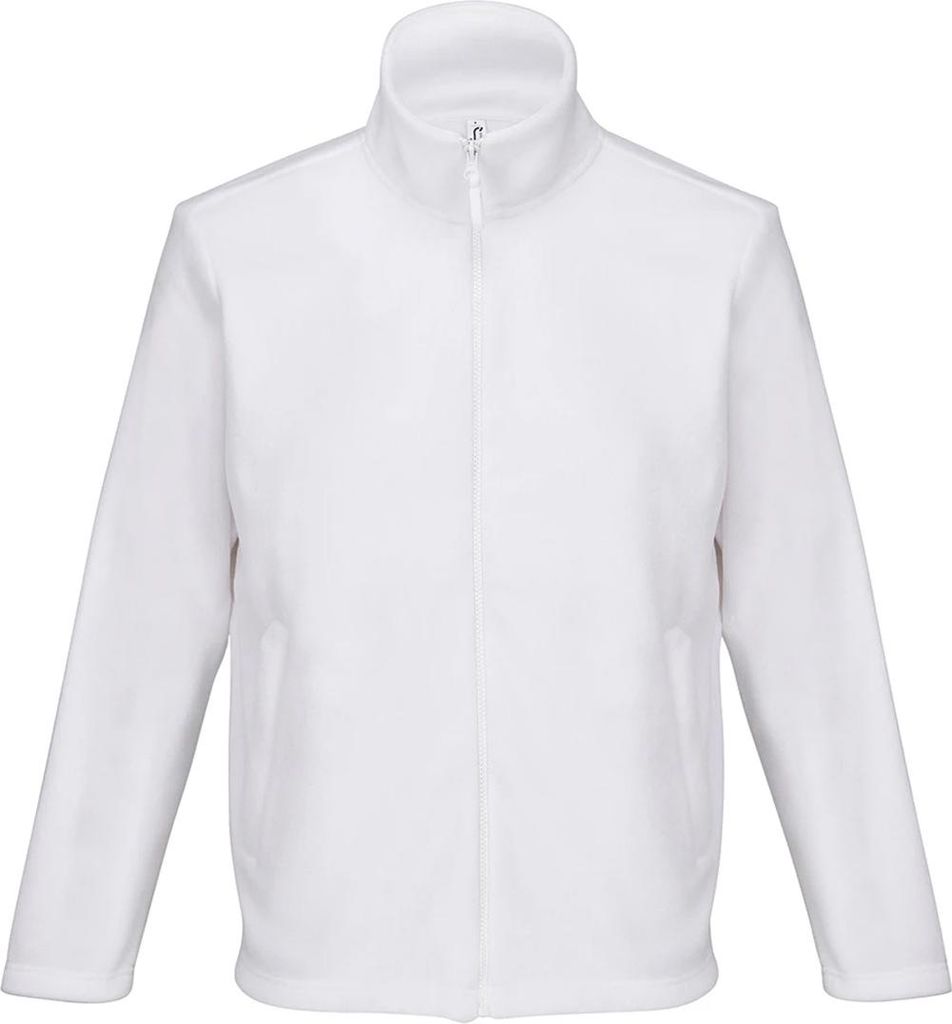 SOLS - "Nitro" Jacke für Herren/Damen Uni, Micro-Vlies PC8122 (S) (Weiß)