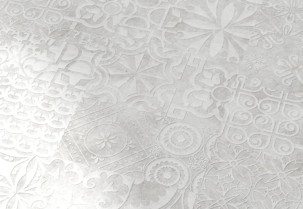 Laminat FALQUON Quadraic Q006 Relief White – Fliesenoptik Produktbild 