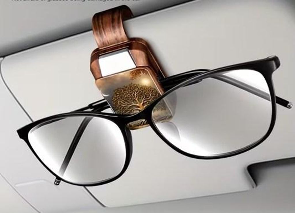GKA Auto Brillenhalter für Sonnenblende mit Klickverschluss Produktbild 