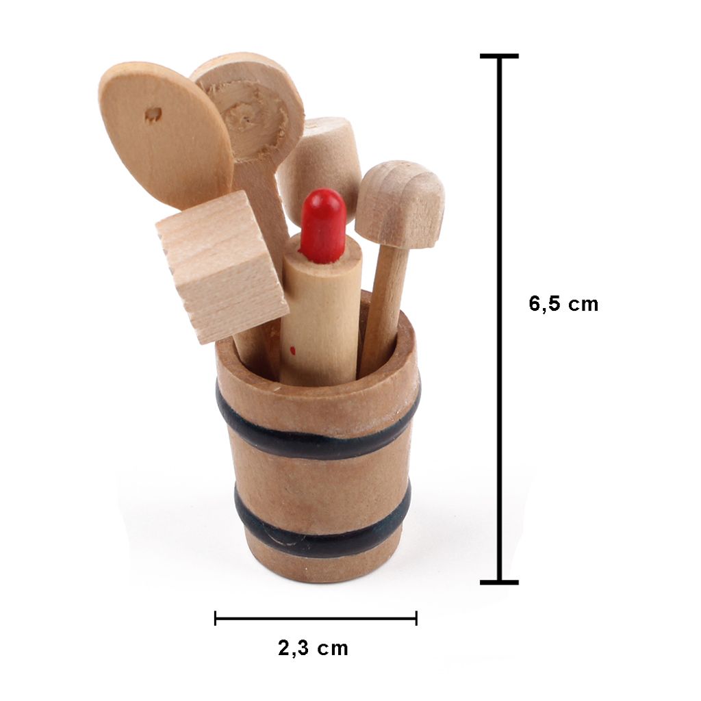 Melody Jane Puppenhaus Zubehör – 3 Kupferschalen Mit Griffen, Miniatur Küchenaccessoires