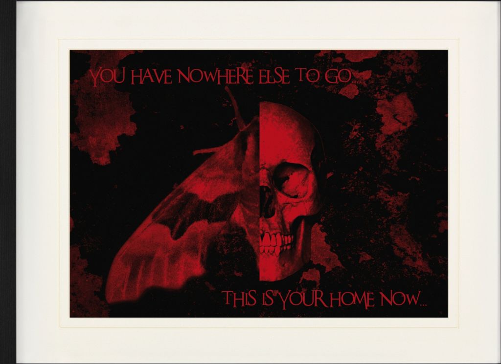 Gothic Gerahmtes Bild Mit Edlem Passepartout | Wand-Bilder | Im Bilderrahmen - This Is Your Home Now (60 x 80 cm)