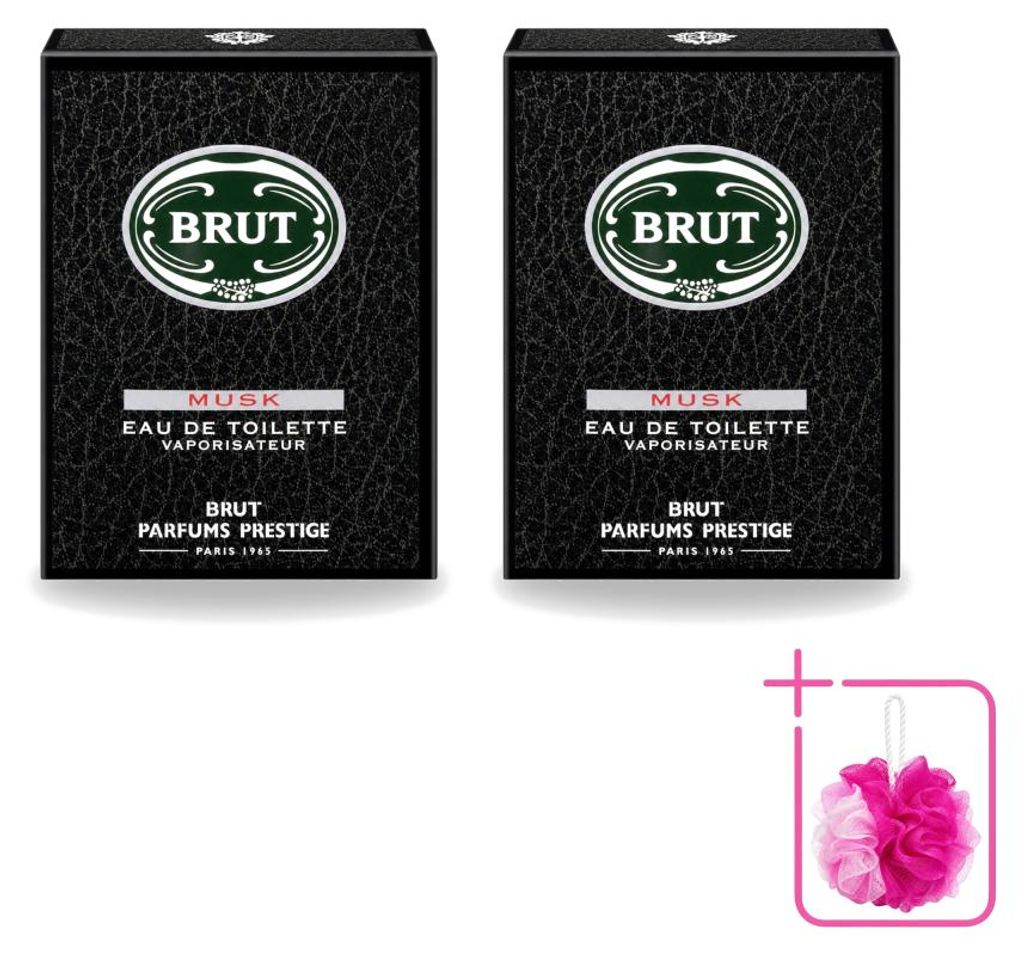 2 x Eau de Toilette Brut Musk - 100 ml - Paquete económico Imagen del producto 