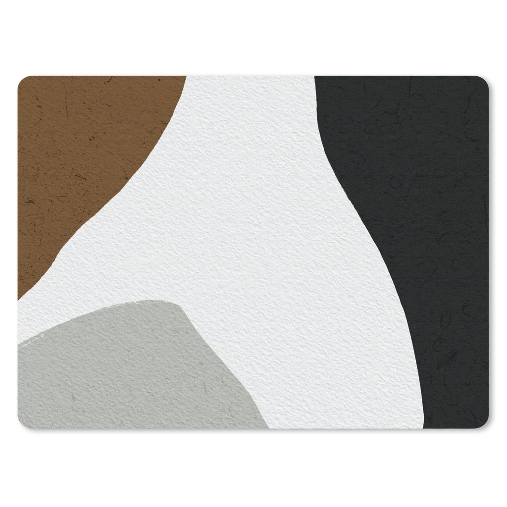 MuchoWow Mauspad Mousepad Minimalismus - Gestaltung - Formulare 23x19 cm - Mousepads - Maus Mat - Pad - Mausunterlage - Schreibtischunterlage - M...