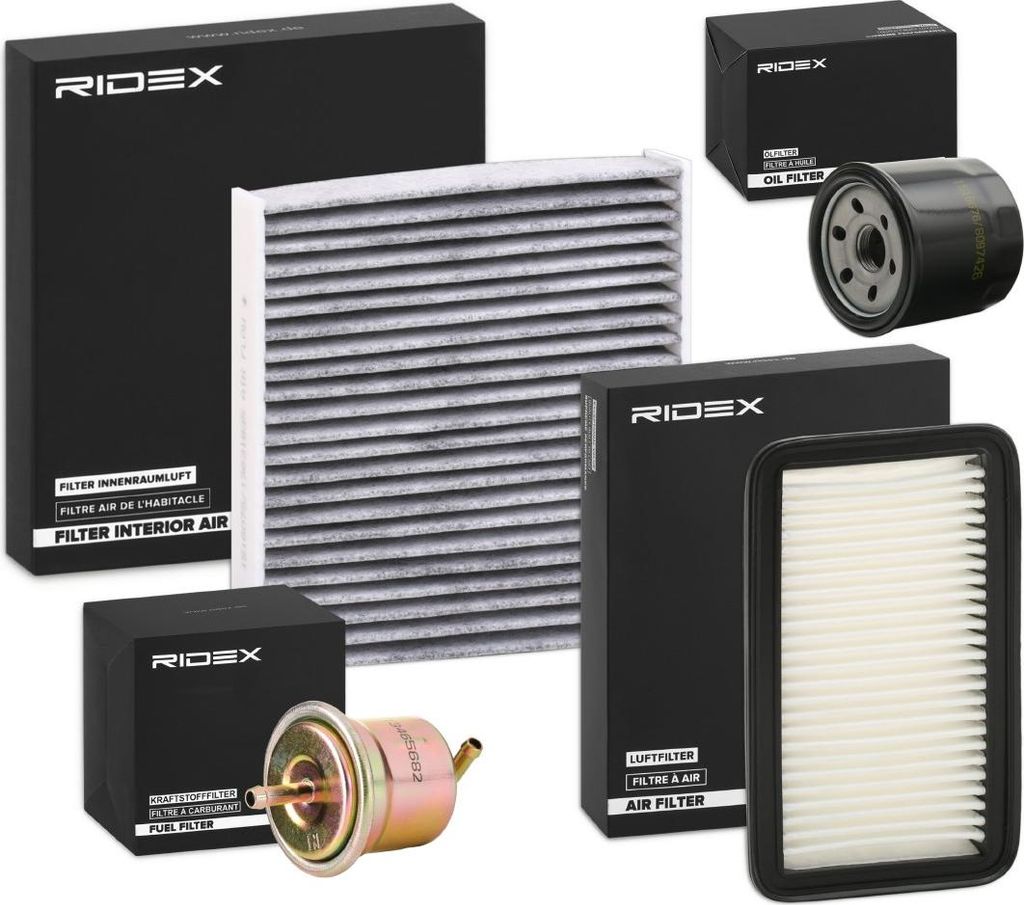 RIDEX Filterset Inspektionspaket Filtersatz für SUZUKI SWIFT III (MZ, EZ)