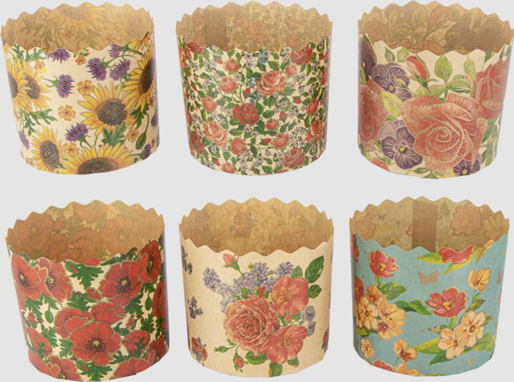 Backform für Osterkuchen 5er Set BLUMEN D-9cm Produktbild 