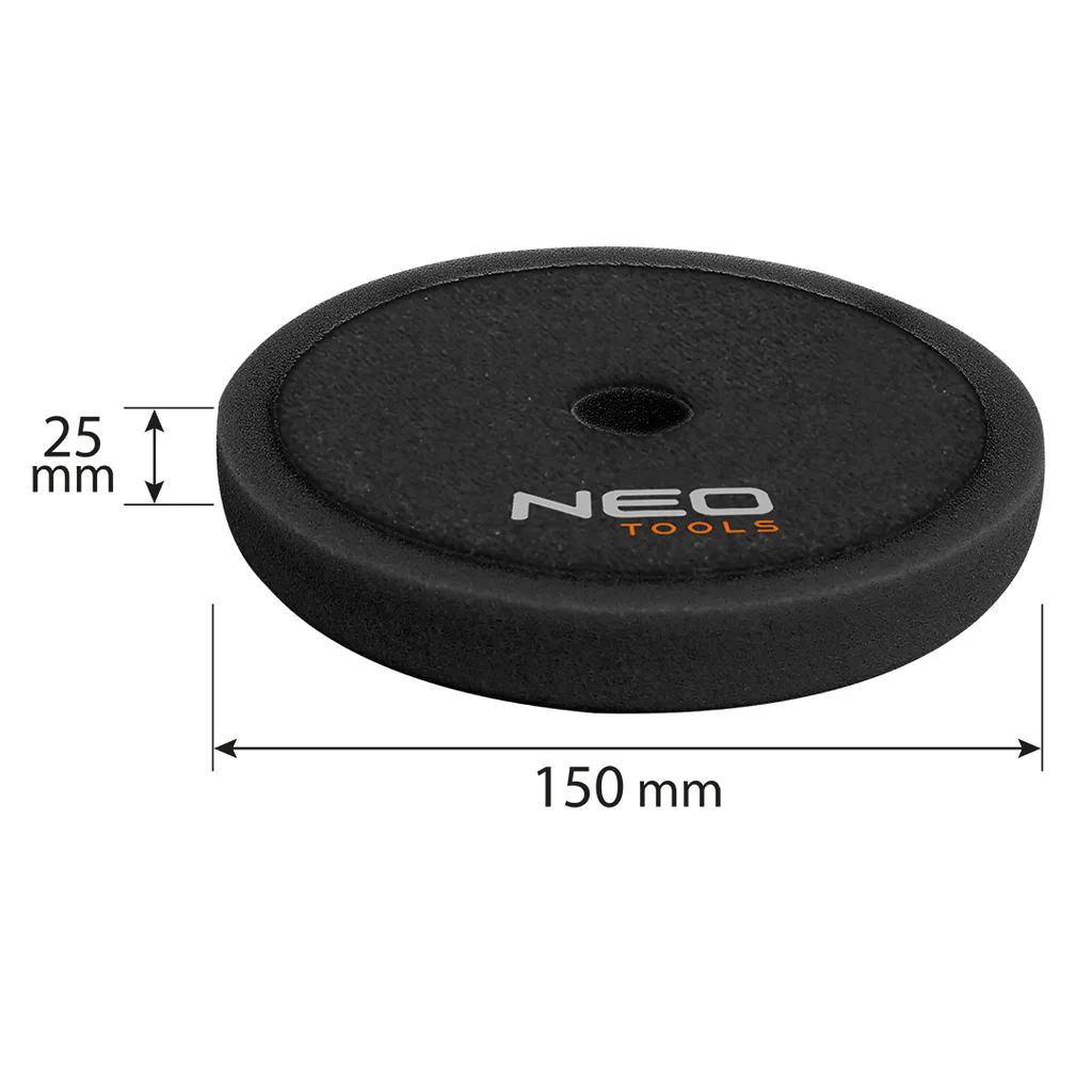 Tampone Spugna Morbida 150mm NEO TOOLS | Lucidatura Auto Economica - 2