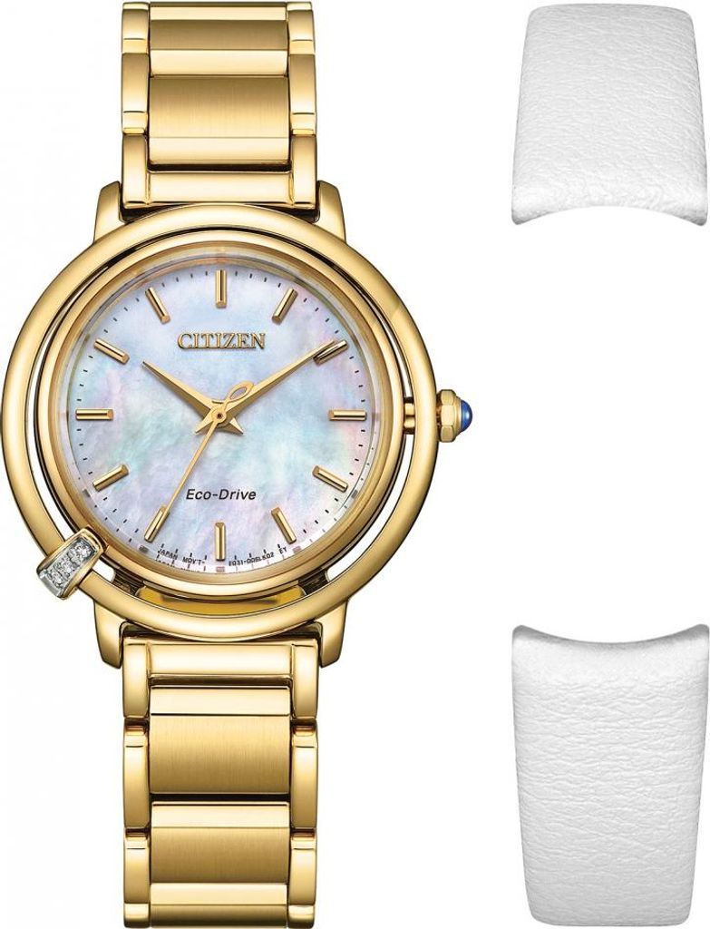 Citizen Eco Drive Damenuhr Set mit Wechselarmband Produktbild 