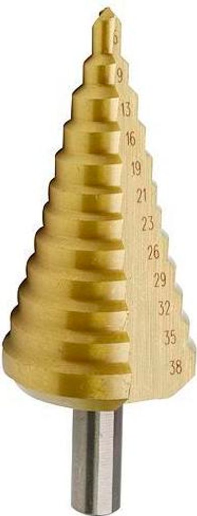 Bohrer Strend Pro stufenweise SD41, 6-38 mm, TiN, HSS gerade, für Metall