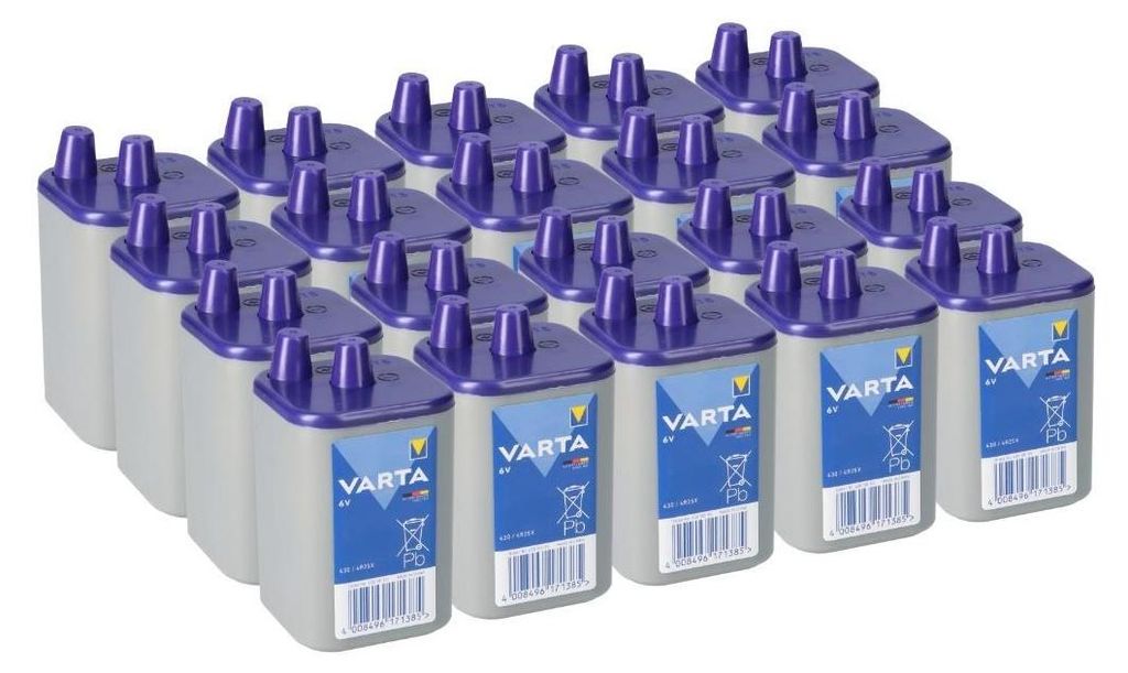 20x Varta 430 4R25 Longlife 6V 7500mAh Produktbild 