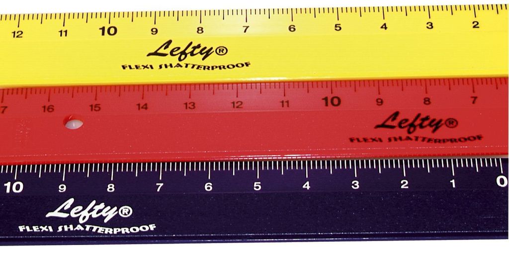 KUM® 201.21.29 Flexibele liniaal, links, - 17 cm, Productafbeelding 