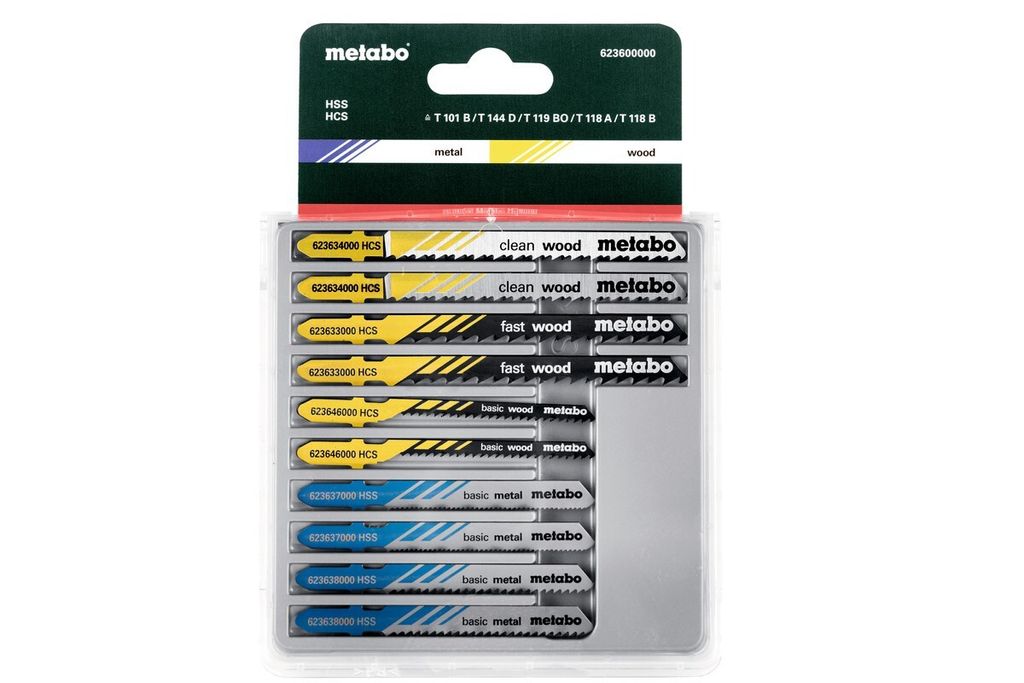 Metabo Stichsägeblattsortiment 10-tlg, für Holz / Immagine del prodotto 