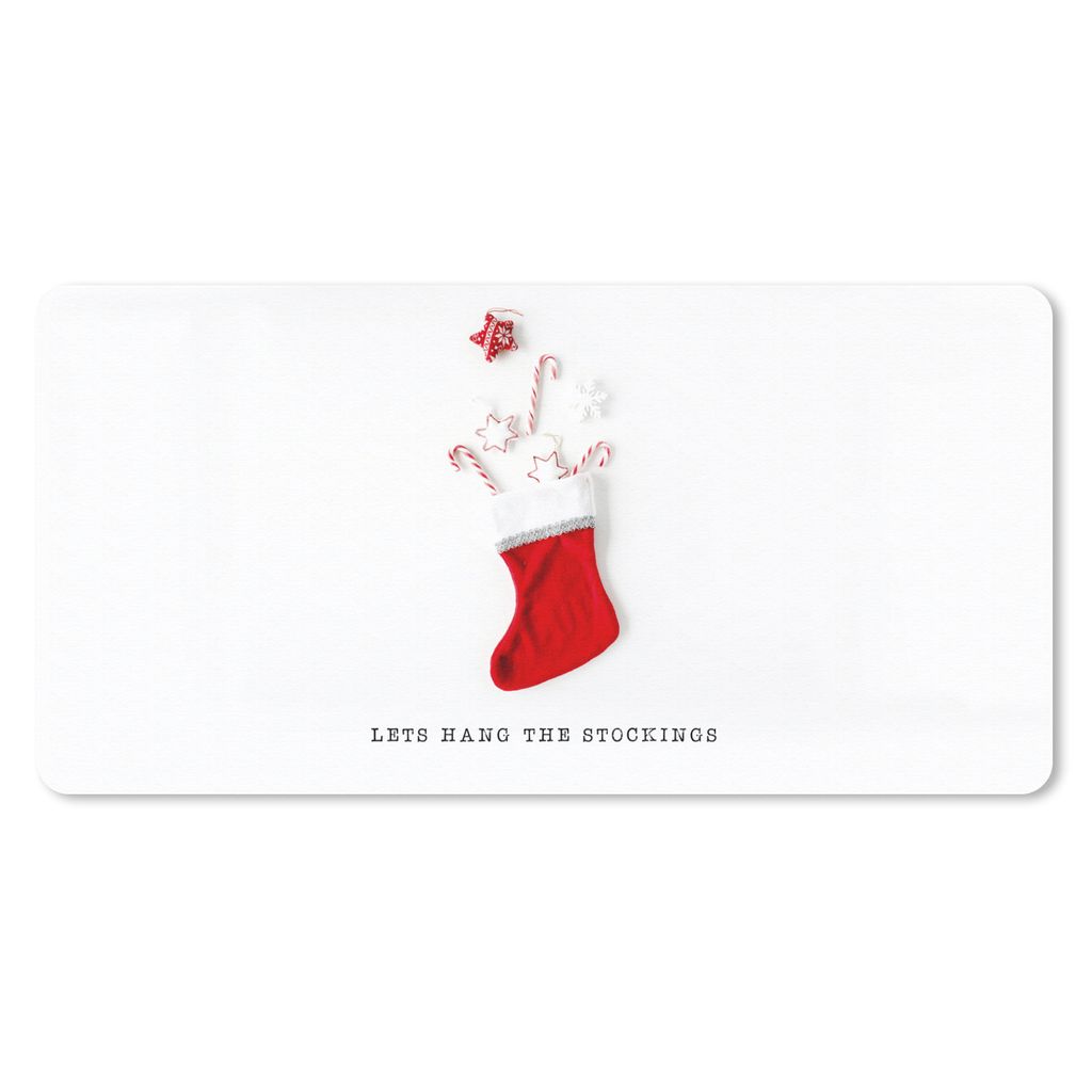 MuchoWow® Schreibtischunterlage Weihnachtsdekoration - Rot Produktbild 