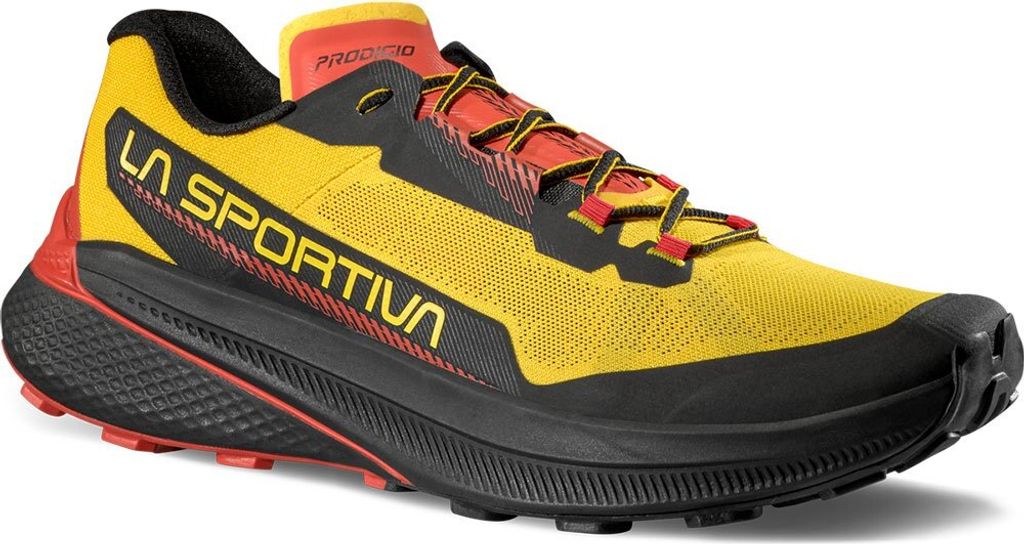 Prodigio, Yellow/Black, 38.5, La Sportiva Mountain Running , Shoes - La Sportiva