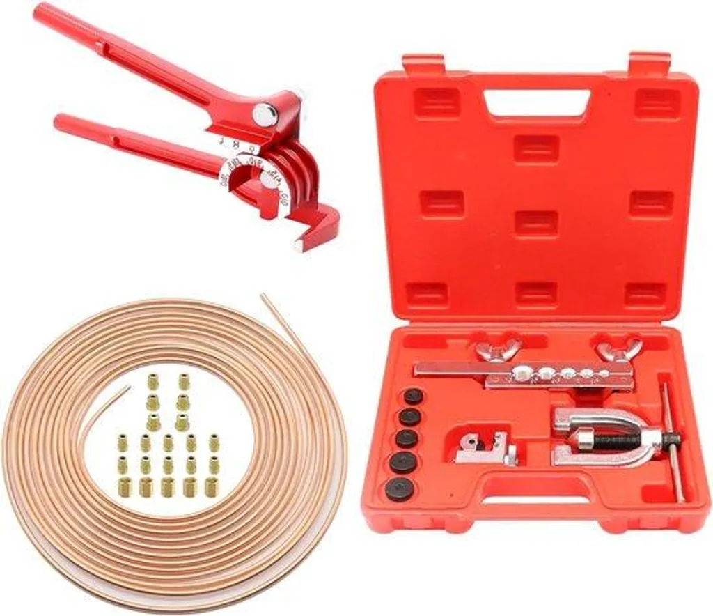 Flexible de Frein 7,62m Haute Résistance 4,75mm et Kit de 21 Raccords Inclus
