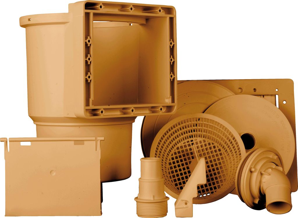Skimmer a parete in kit per piscine in acciaio GRE AR100W Immagine del prodotto 