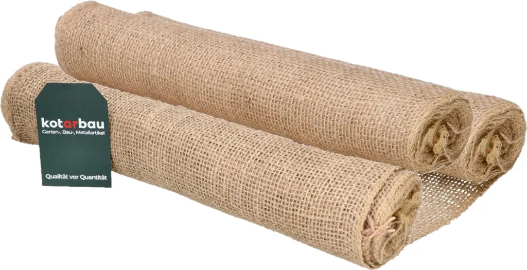 KOTARBAU Lot de 3 Rouleaux de Jute 30cm x 5m pour Décoration Naturelle